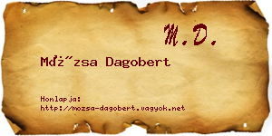 Mózsa Dagobert névjegykártya